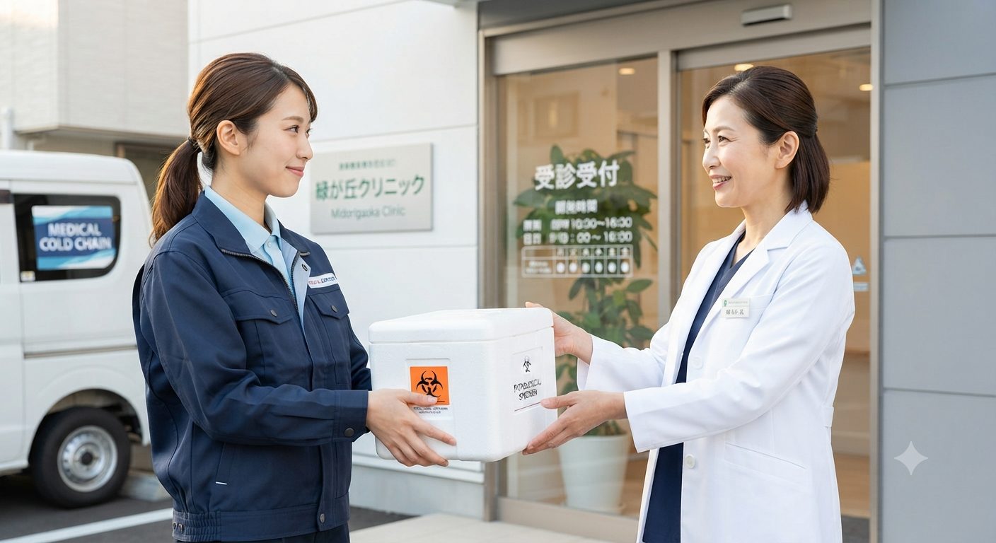 医療用検体の回収・搬入